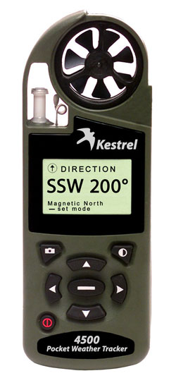 Kestrel 4500NV Pocket Weather Tracker