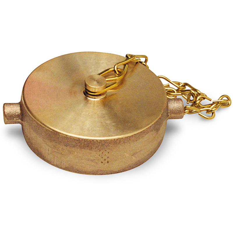 Brass Cap and Chain, 1-1/2 in. NST