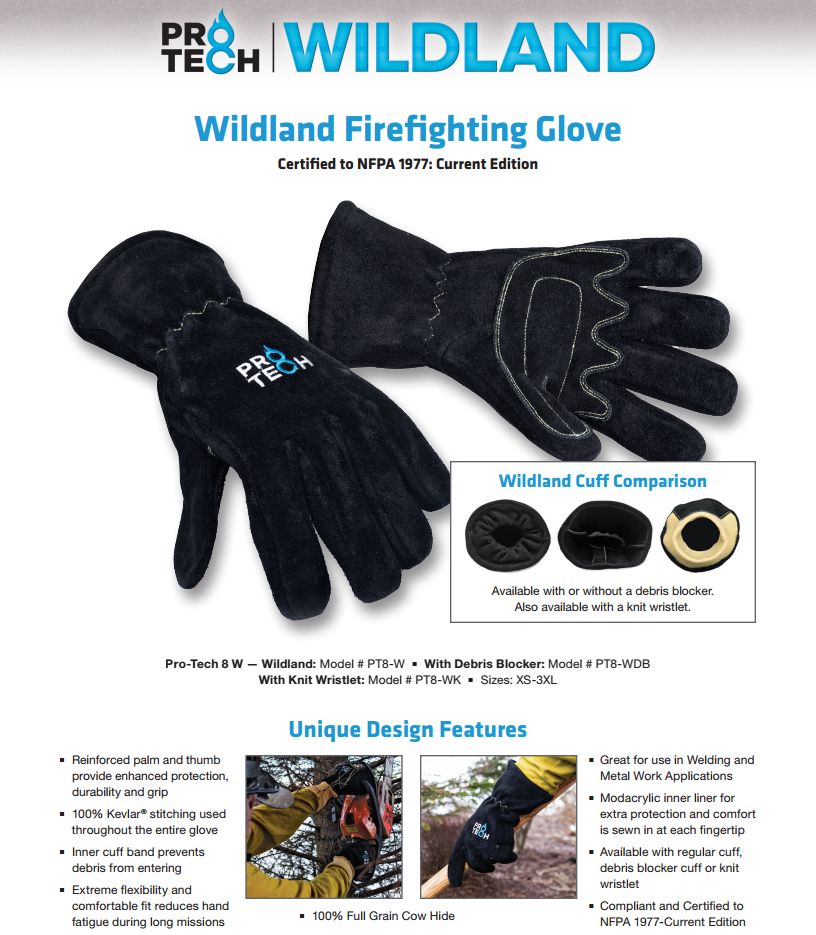 pro tech 8 wildland gloves